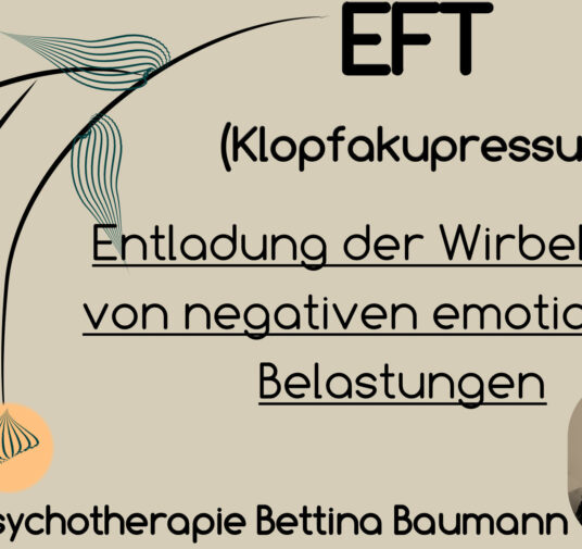 EFT Entladung der Wirbelsäule von negativen emotionalen Belastungen